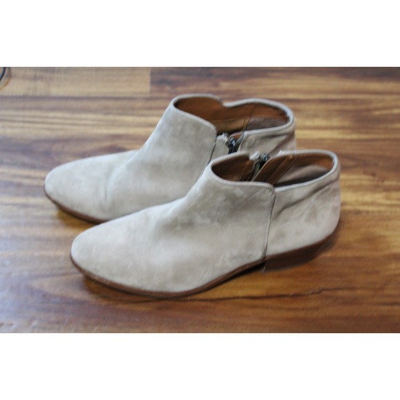 Sam Edelman Tan Suede Booties Size 6.5 Petty - Picture 8 of 9